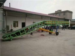 伸缩式爬坡装车输送机的图片