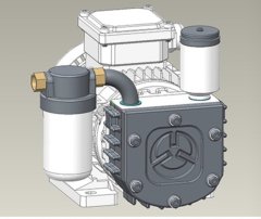 无油旋片式真空泵 GV8的图片