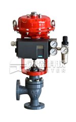 YSIQ(D)60系列气/电动智能型单座角形调节阀的图片