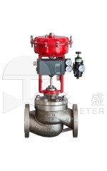 智能型先导式笼式单座调节阀的图片