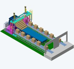 敞口式货车自动装车的图片