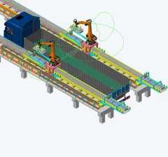 双边桥式自动装车机器人的图片