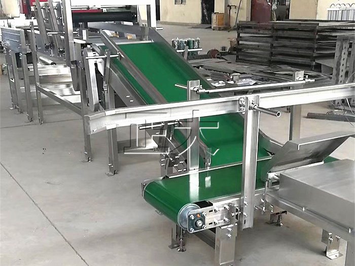 皮带输送机的图片