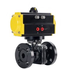 碳钢法兰气动球阀的图片