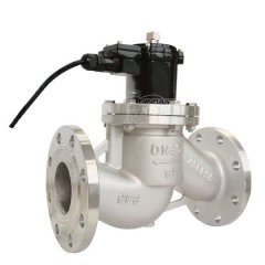 防爆带手动法兰电磁阀的图片