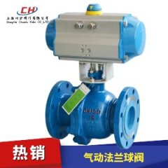 气动法兰球阀的图片