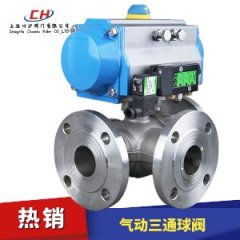 气动三通球阀的图片