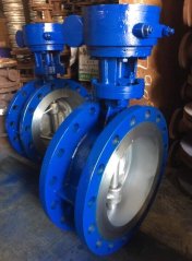 双偏心蝶阀的图片