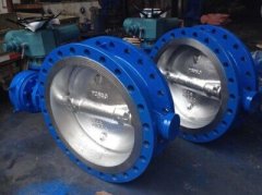 电动硬密封法兰蝶阀的图片