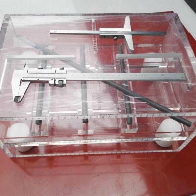 钢筋扫描仪校准试块的图片