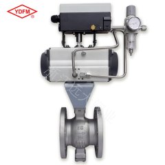 气动V型球阀的图片