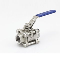 三片式内螺纹连接球阀阀体的图片