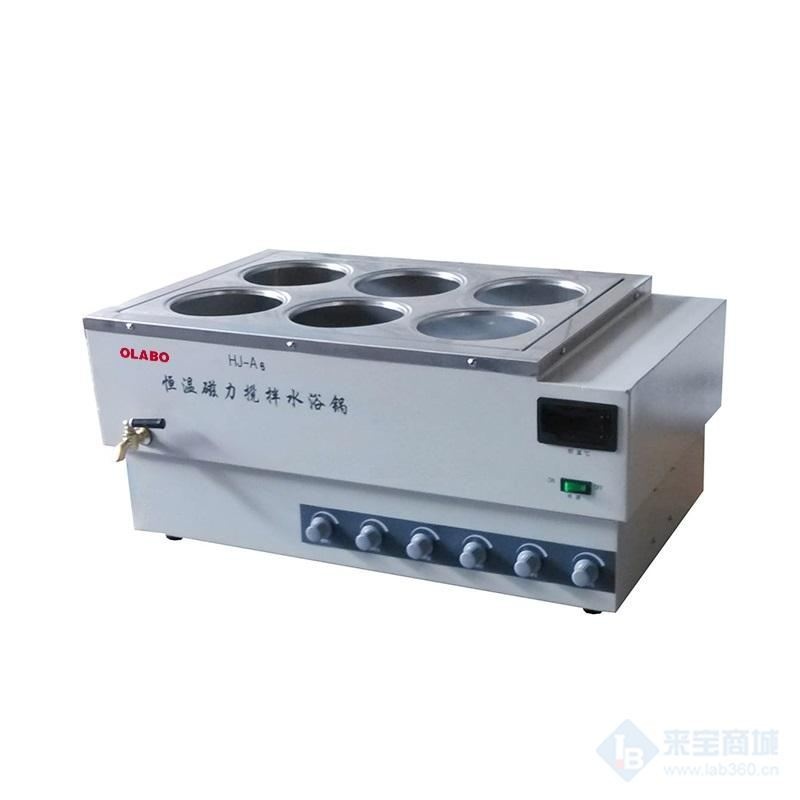 欧莱博HJ-A6磁力搅拌恒温水浴锅的图片