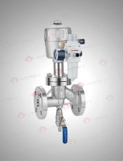 精致气动抗生素截止阀YJ641HF-16P的图片