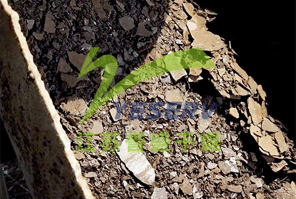 垃圾渗滤液干化成品效果