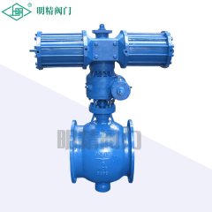 气动偏心半球阀的图片