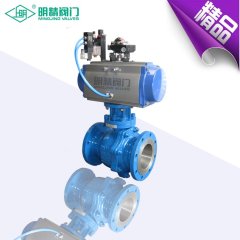 气动O型切断球阀的图片