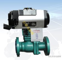 防爆气动衬四氟球阀的图片