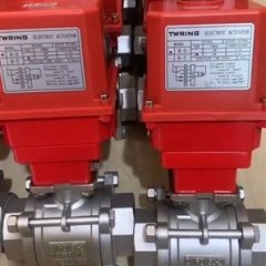 TWRINGR-5电动螺纹球阀的图片