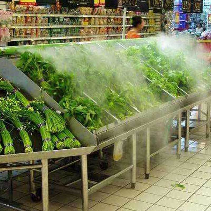 生鲜超市果蔬雾化加湿器的图片