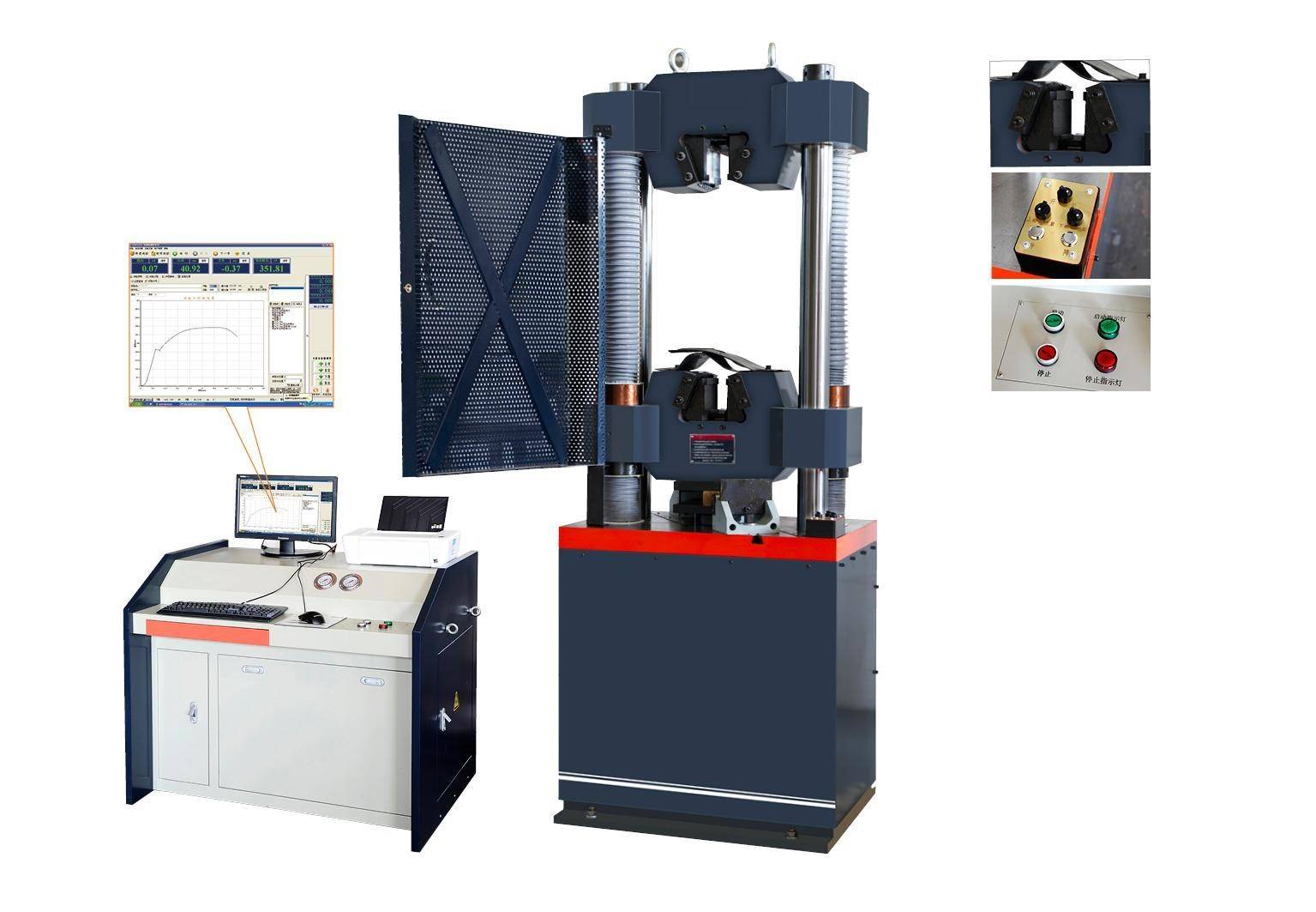 WAW-600D微机控制电液伺服万能试验机的图片