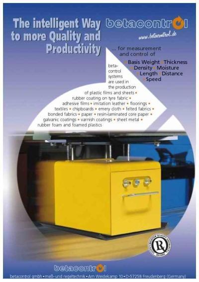 德国betacontrol在线测厚仪的图片