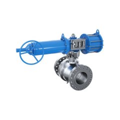 铸钢管线固定球阀的图片