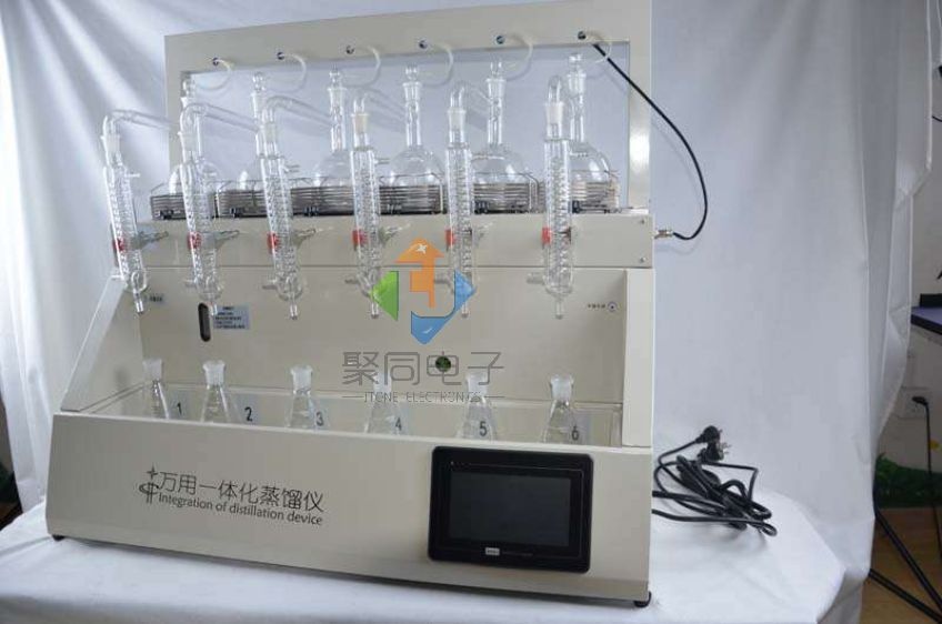 多功能一体化蒸馏仪JTZL-6Y聚同大液晶触摸屏的图片