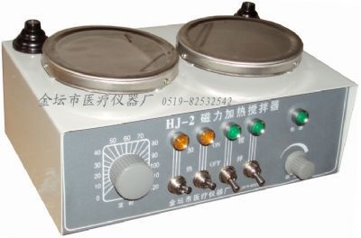 HJ-2磁力加热搅拌器（双头）的图片