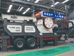 轮胎式系列移动破碎站的图片