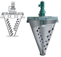 DSH系列锥形双螺杆螺旋混合机的图片