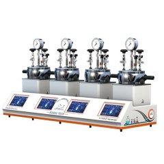 分体平行磁子搅拌反应釜（磁子搅拌）的图片