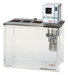 透明运动粘度测量浴槽的图片