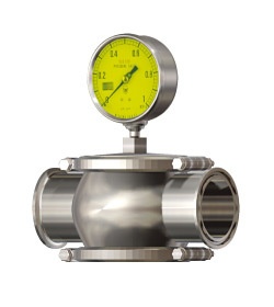 日本大阪卫生Osaka Sanitary内联式压力计的图片