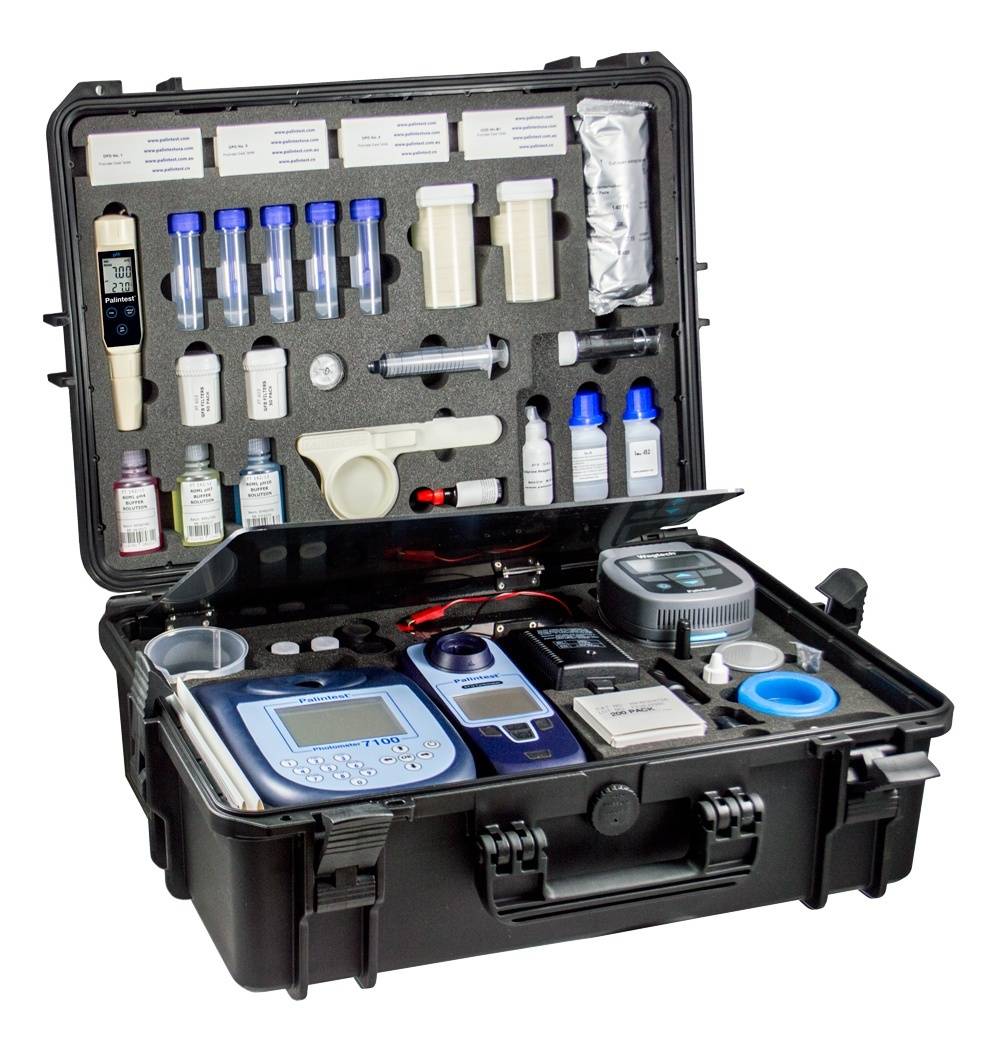 Potatech农村饮水安全水质检测箱的图片