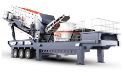 机制砂移动破碎站的图片