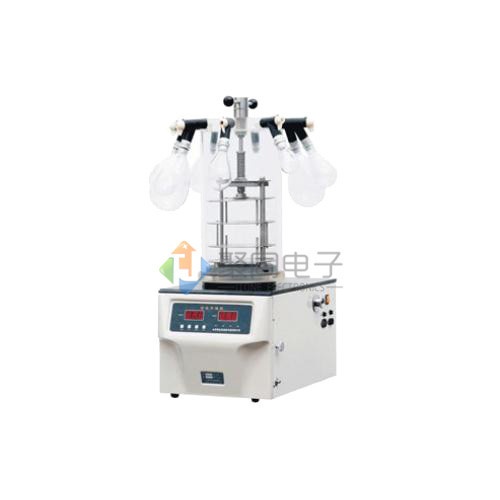 多歧管式FD-1D-80压盖型真空冷冻干燥机的图片