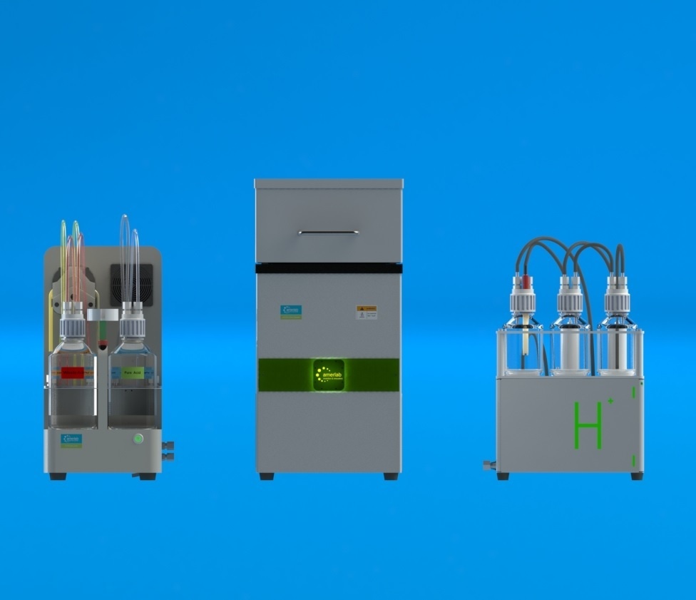 美国Amerlab酸蒸逆流微波超级清洗器AC400全自动版的图片