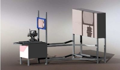 探测器列阵型汽车前灯在线配光测试系统的图片