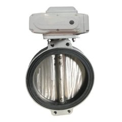 对夹式电动蝶阀的图片