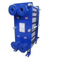 板式换热器带法兰接口的图片