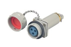 单相三极防爆插头插座的图片