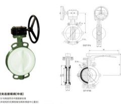 对夹式蝶阀的图片
