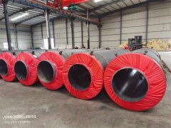 钢套钢保温钢管的图片