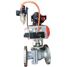 Q641F-16P气动不锈钢球阀的图片