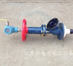 PT100搪瓷测温放料阀的图片