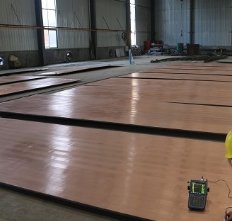 铜钢复合板的图片