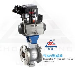 ZSHV,VQ641F气动V型球阀的图片