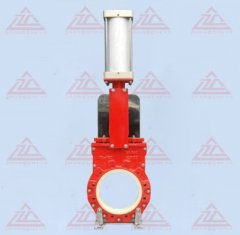 气动全衬聚胺脂刀闸阀的图片