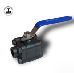 锻三片式球阀的图片